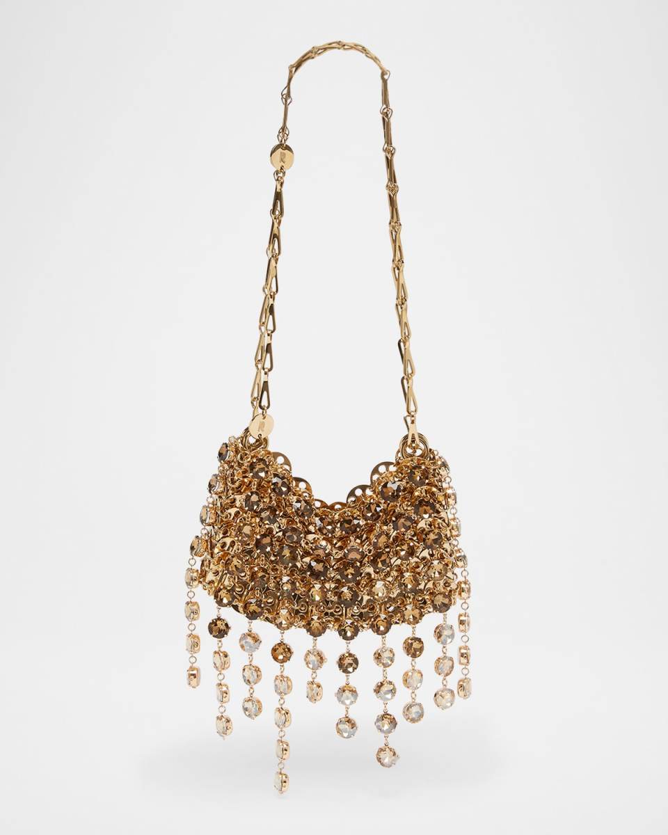 Sac a Main Disc Gradient Strass Shoulder Bag